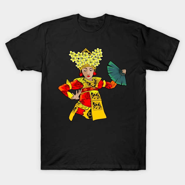 Fan Dance T-Shirt by Ernish